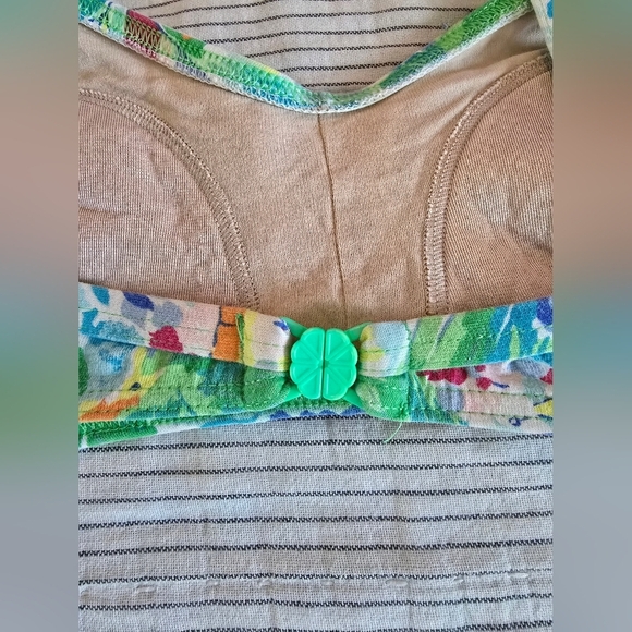 Vintage 90s Sunrays Neon Sailboat Bikini Top Size M Made In Canada - Picture 4 of 9